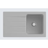 thumbnail of Villeroy&Boch Rechteckiges Spülbecken, Küchenspüle mit Abtropffläche Architectura 50 Steam grau, 86x51cm