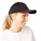 thumbnail of Chef Works Cool Vent baseball cap zwart en rood