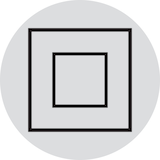 thumbnail of Leiterkennzeichnung, Schutzisolierung elektrisch, Schutzklasse 2 - 1 Bund = 100 Stk - 13 mm Folie selbstklebend