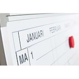 thumbnail of PROREGAL Jahresplaner Whiteboard Slim inkl. magnetische Monat-, Tages- & Zifferstreifen, HxB 60x90cm, inkl. Befestigungsmaterial & Stiftablage, Weiß