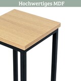 thumbnail of DELUKE® Blumenständer Holz LURI - 70cm hoch, MDF, Metallgestell | Dekoständer für Blumen Pflanzenregal Pflanzenständer