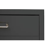 thumbnail of Rolcontainer HWC-L49, ladekast stalen archiefkast, metaal 75x40x41cm 5 laden ~ donkergrijs