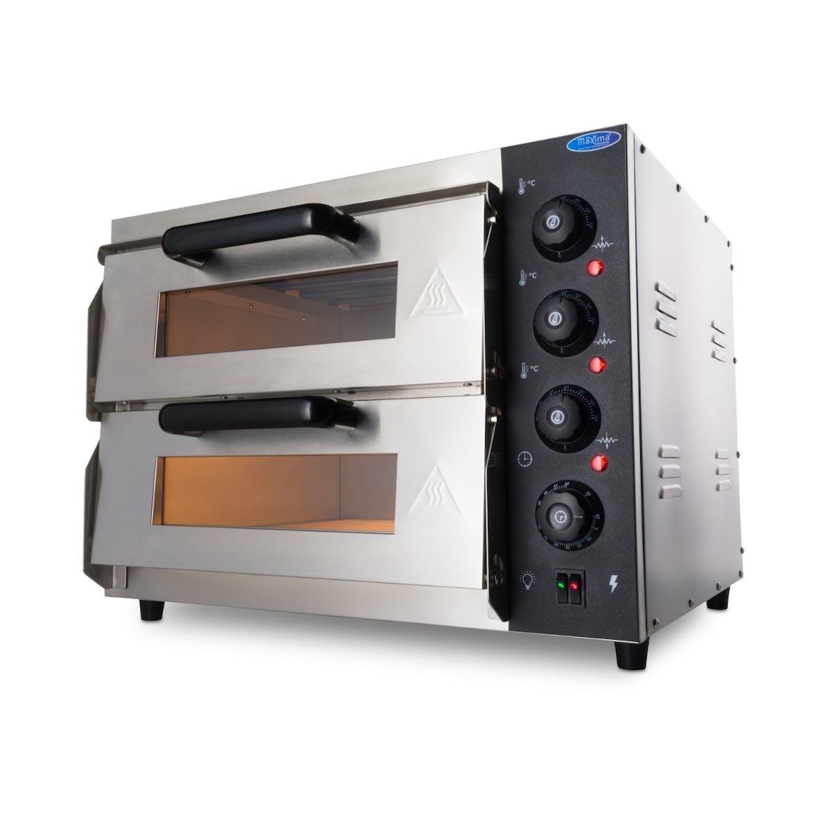 Forno per Pizza - adatto a 2 Pizze di Ø40cm - 2 Camere