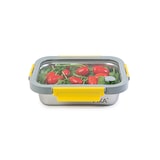 thumbnail of PIKA - Boite alimentaire 820ml en inox et couvercle en verre trempé – Hermétique et légère – Compatible micro-ondes, four, congélateur – MetalShock