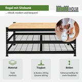 thumbnail of Schuhregal Schuhablage Schuhständer Schuhschrank 3 Ebenen Metall Regal Schuhe