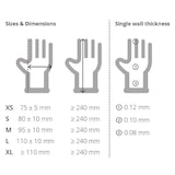 thumbnail of Latexhandschuhe puderfrei weiß L