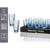 thumbnail of Ritzenhoff & Breker Favo Longdrinkglas 400 ml blau 6er Set