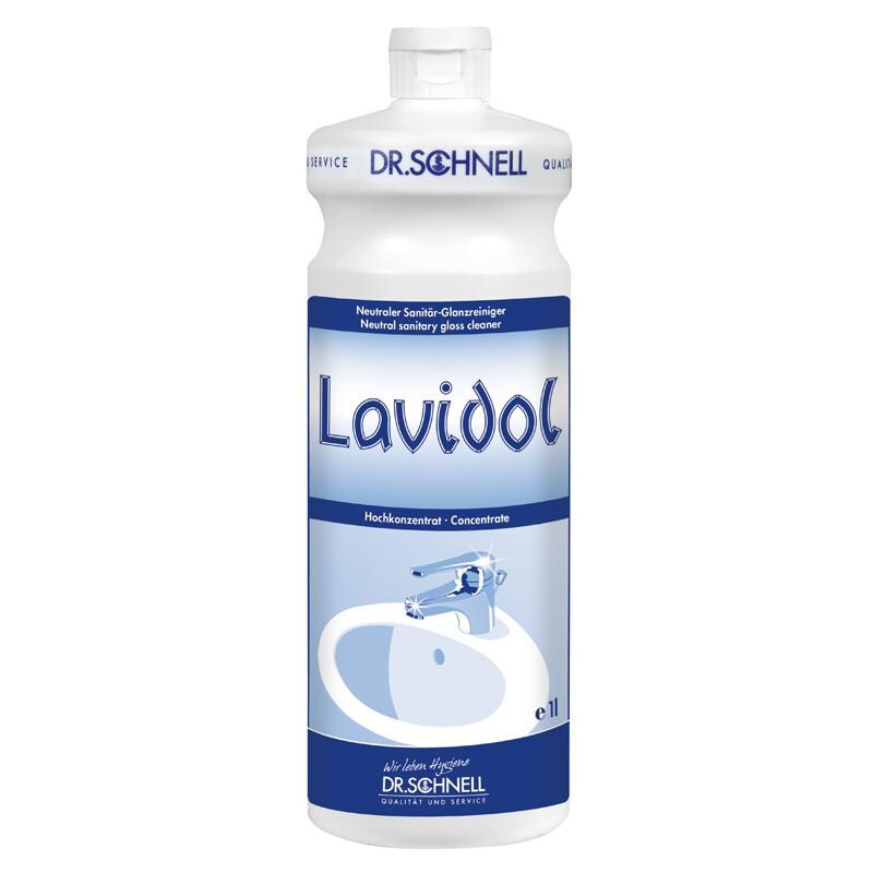Dr.Schnell Lavidol Neutraler Sanitär-Glanzreiniger 1 l Flasche