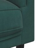 thumbnail of vidaXL Sofa mit Kissen 2-Sitzer Dunkelgrün Samt