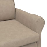 thumbnail of vidaXL Taupe Fauteuil Taupe Stof, Hout Standaard Taupe Fauteuil