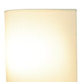 thumbnail of Licht-Erlebnisse Wandleuchte Stoffschirm B: 21 cm Creme E27 indirekte Beleuchtung Uplight Wohnzimmer Schlafzimmer, LE60302
