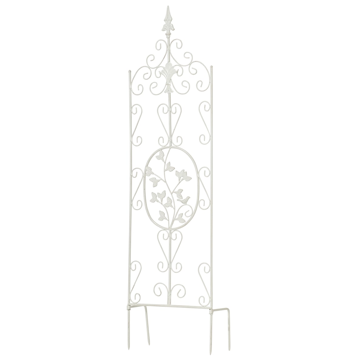 Treliça para plantas Burgus, 120 x 35 cm branco