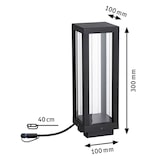 thumbnail of Paulmann Plug & Shine Laterne Smart Home Zigbee 3.0 Classic Einzelleuchte  IP44 RGBW+ 2W   Anthrazit 94753