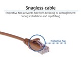 thumbnail of ACT DC9200 LSZH U/UTP CAT6 Datacenter Slimline Patchkabel Snagless | RJ45 connectoren | Bruin | 50 cm