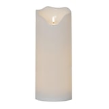 thumbnail of XXL Kerze Kunststoff flackernd H:40cm für Balkon Terrasse Garten weiß