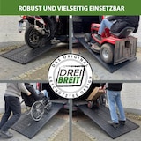 thumbnail of DREIBREIT by TRUTZHOLM 2-fach Auffahrrampe klappbar 215 cm 1020 kg Alu gelocht Verladerampe Rampe