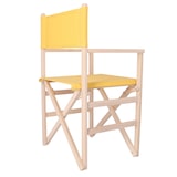 thumbnail of Aranaz Sillón director sin barniz lona amarilla