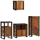 thumbnail of vidaXL Badezimmermöbel Set 4 pcs Mehrfarbig Massives recyceltes Holz
