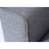 thumbnail of Ecksofa mit Bettkasten HWC-L16, Couch Sofa L-Form, Liegefläche links/rechts Nosagfederung Stoff/Textil 290cm ~ grau
