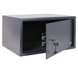 thumbnail of HMF 49204-11 Safe Tresor mit Schlüssel, Möbeltresor passend für Laptop und Ordner | 45 x 25 x 36,5 cm | Anthrazit