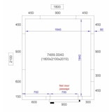 thumbnail of Kühlzelle - 5,9 m³ - 1,8 x 2,1 - Höhe 2 m - PREMIUM
