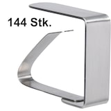 thumbnail of Tischklammern Klammern Tischhalter 144 Stk 4,5x1,5x5,5cm Edelstahl Tisch Decken