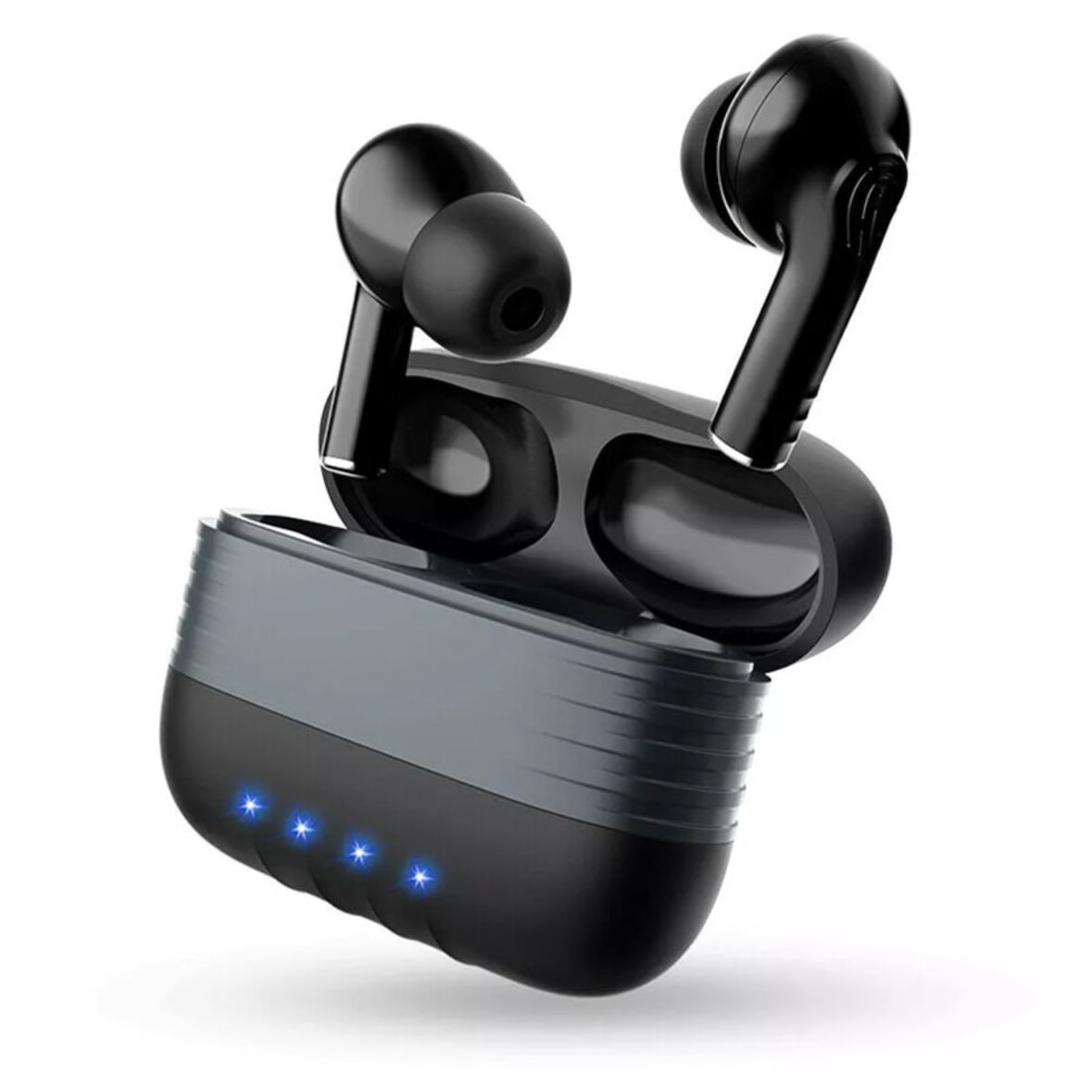 M2-Tec In-Ear bluetooth Kopfhörer in Schwarz Oval