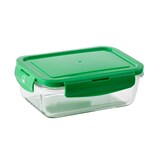 thumbnail of Benetton - Hermético Rectangular 1180ml en Borosilicato tapa Verde