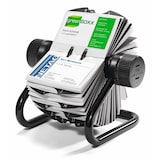 thumbnail of Durable 248101 Visifix Rollkartei, für 400 Visitenkarten, Register A-Z, schwarz