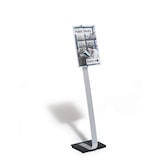thumbnail of Durable Bodenständer CRYSTAL SIGN A3 si aus Aluminium mit Infotafel