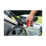 thumbnail of Tosaerba + 2 Batterie 40V + Caricabatterie, Taglio Ø43cm, 6 posizioni - Tosaerba Cordless Mulching 50L Contenitore 600 m² Giardino IKRA