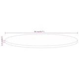 thumbnail of vidaXL Tafelblad rond Ø 50x1,5 cm massief ruw mangohout