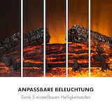 thumbnail of KlarsteinEtna Elektrokamin 1800W Wochentimer Fernbedienung LEDHellbraun