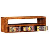 thumbnail of vidaXL TV-Wandschrank Mehrfarbig 90x30x30 cm Massivholz Akazie