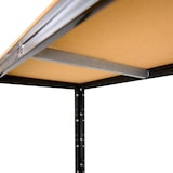 thumbnail of shelfplaza BLACK 200x75x50 cm Schwerlastregal in schwarz mit 6 Böden und 145 kg Traglast pro Boden