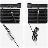 thumbnail of vidaXL Venetiaanse Jaloezieën Zwart 175 x 80 cm Aluminium