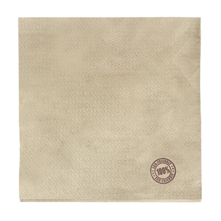 MONOUSO - Tovagliolo di Carta Eco Goffrato 30x30cm 1V (100 Pezzi)