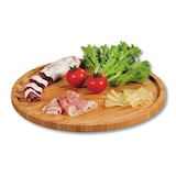 thumbnail of KESPER Pizza-Teller ø 32 cm, Bambus FSC®, robustes Servierbrett mit Saftrand, nachhaltig & langlebig, 58463