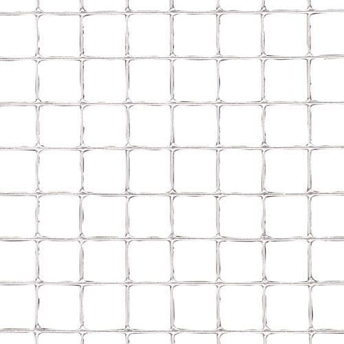 Elektrogeschweißtes verzinktes Gitter 50x50 / 2,00 / 60 cm. GA Rolle 25 Meter