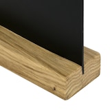 thumbnail of HMF 46452 Acryl Tischaufsteller Kreidetafel mit Holzfuß, T-Aufsteller, DIN A5, Schwarz