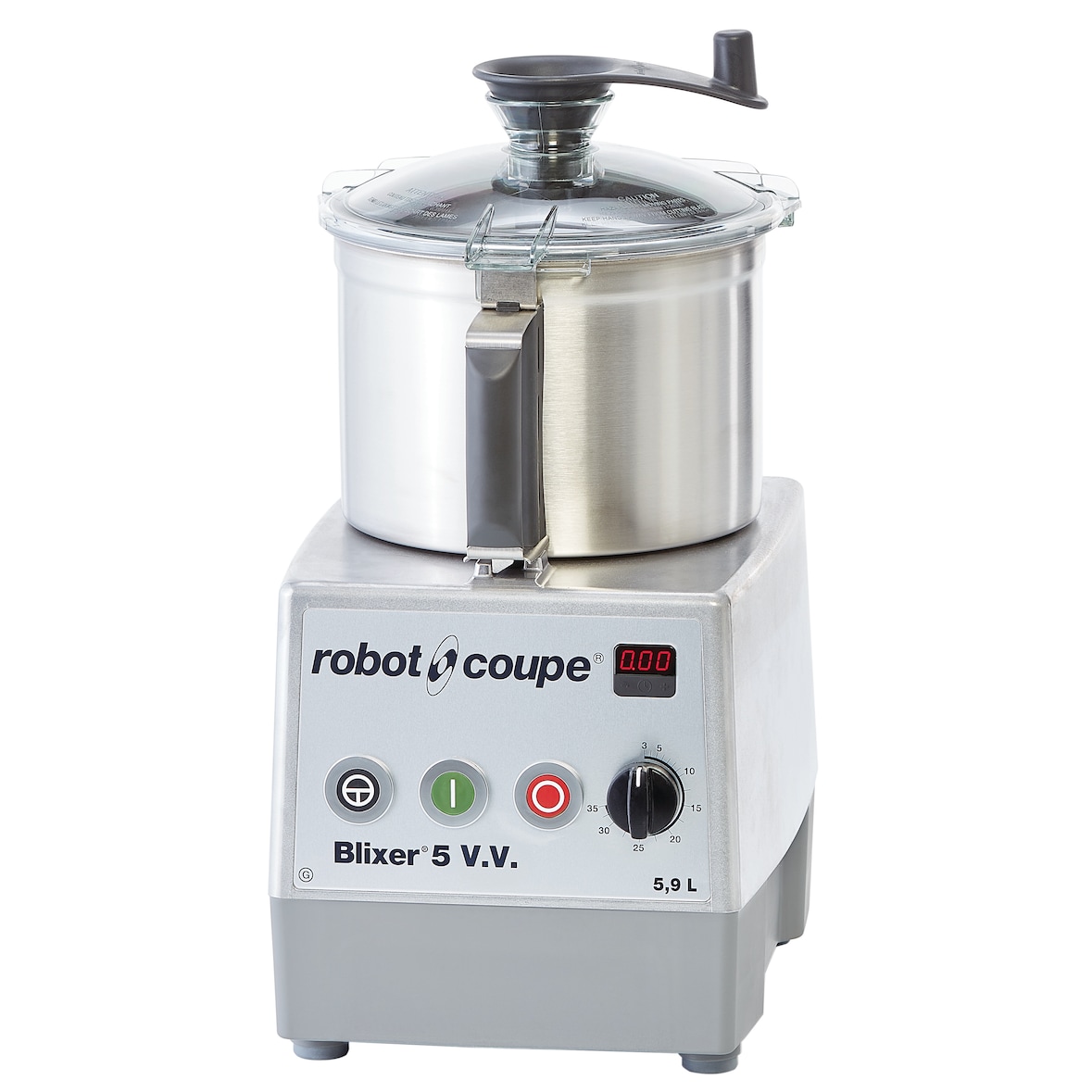Robot-Coupe Blixer® 5 V.V., ideal für passierte Kost, 5,9-Liter-Schüssel aus gebürstetem Edelstahl, 230 V