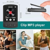 thumbnail of Achetez Lecteur MP3 Sport Bluetooth 16Go Écran Couleur Avec Clip Pratique YONIS