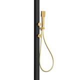 thumbnail of Sined Luna Alu d Oro Negro Accesorio De Ducha Doble De Aluminio Ducha y Teleducha Oro Negro