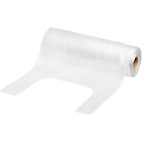 thumbnail of RyanPack Hemdchen-Tragetaschen Knotenbeutel Obst & Gemüse Plastiktüten HDPE auf Rolle 22+12×48 cm 10µ Transparent – 500 Stück