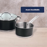 thumbnail of BERGNER - Batería de cocina 5 pcs 16/18/20cm en acero inoxidable apta para inducción con Set 3 utensilios en silicona y madera