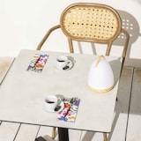 thumbnail of Gelamineerd tafelblad 60x60 cm lichtgrijs beton - Oviala