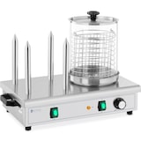 thumbnail of Royal Catering - Royal Catering RCPHW 550 Machine À Hotdog Professionnelle Appareil Professionnel Chauffe-Saucisse Pain 4 Piques Plots 650 W
