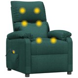 thumbnail of vidaXL Massagesessel Dunkelgrün Stoff