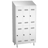 thumbnail of Cacifo em aço inoxidável 6 portas 3 corpos - 985x480x2010 mm - 10404180 Eurast