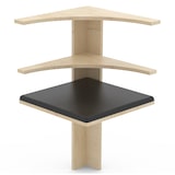 thumbnail of VCM Essgruppe Esal Anthrazit / Honig-Eiche H. 78 x B. 43 x T. 42 cm